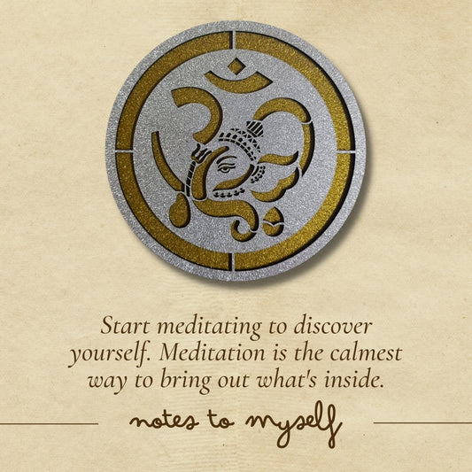 DZ Ganesh IN OM Wall Art