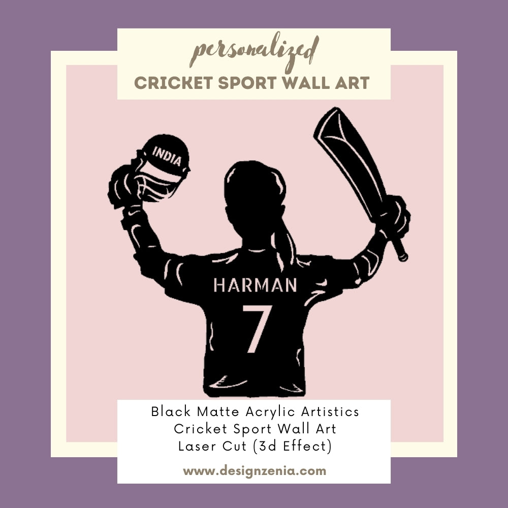 Cricket Wall Hanging – Perfect Gift for Sporty Girls