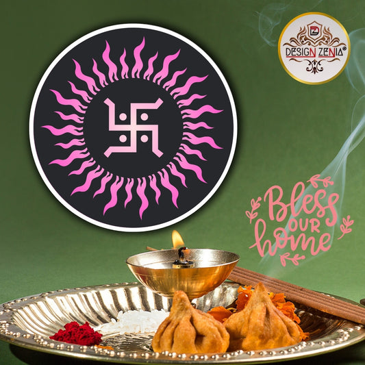 Hindu Vedic Swastik LED Pooja Decor – Ultimate Spiritual