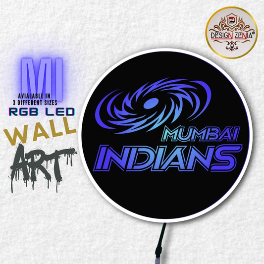 Mumbai Indians IPL LED Wall Decor for True MI Fans