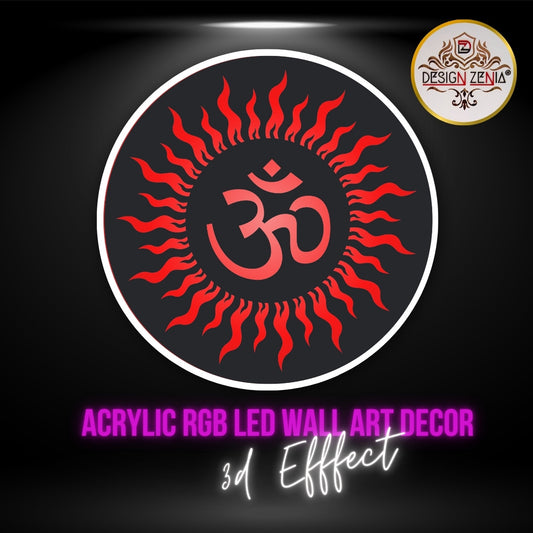 OM Aura RGB Lighting – Pooja Room Décor