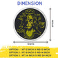 LED Hanuman Artwork for Spiritual & Meditation Spaces