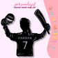 Personalized Women Cricket Wall Art with name – Custom Jersey Design