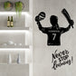 Cricket player girl personalised wall art india