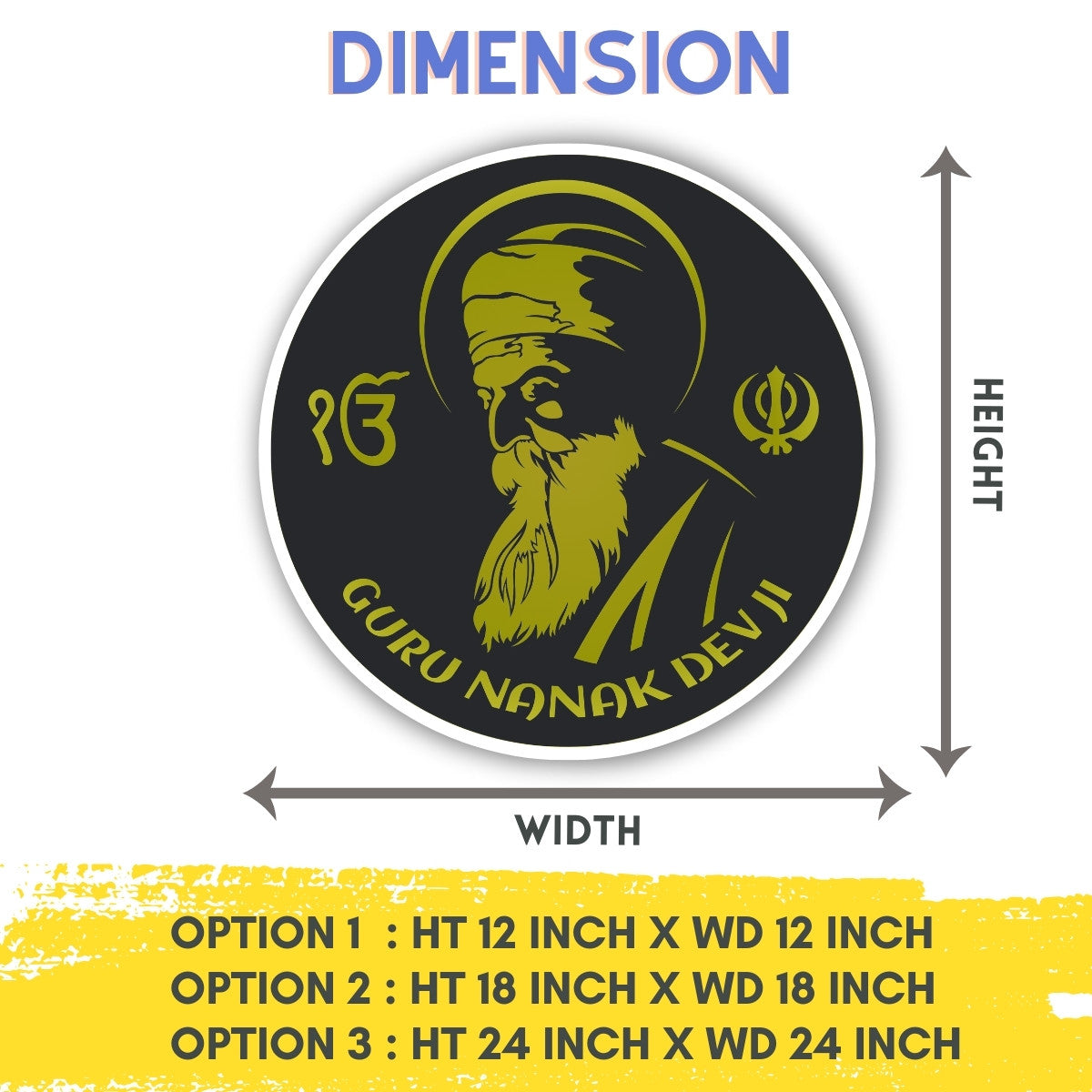 Best Acrylic Sikh Religious LED Panel
