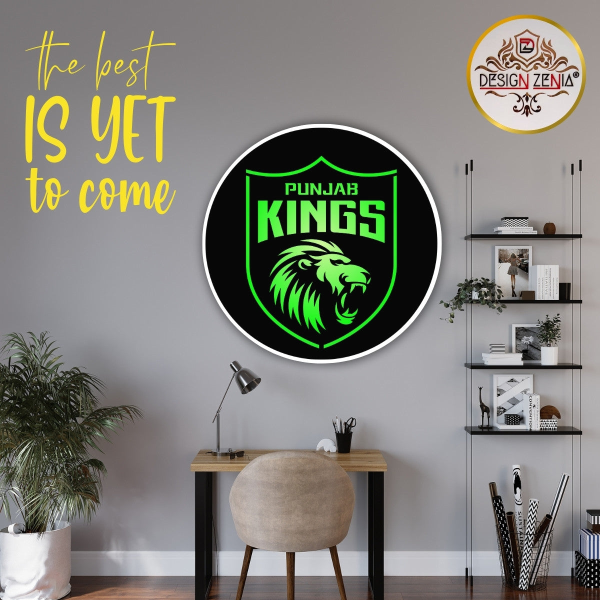 IPL Logo LED Wall Lighting for Cricket Lovers