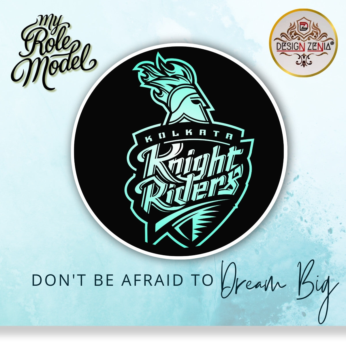 kolkata Knight Riders Premium Finish LED Wall Art with Bright Colors
