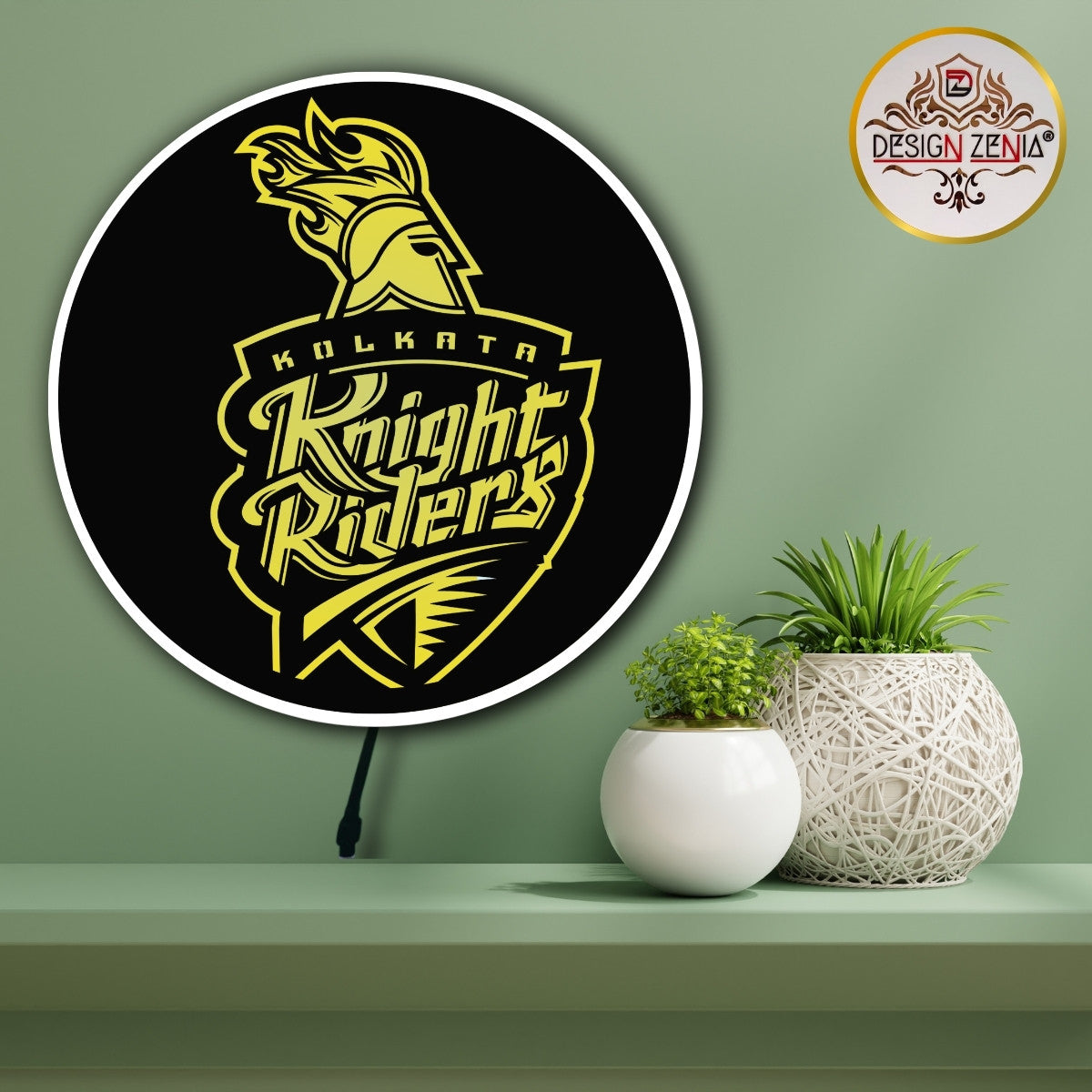 Kolkata Knight Rider - IPL- Backlit LED Logo