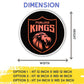 Punjab Kings IPl Logo Wall Art Hanging Lighting by Design Zenia