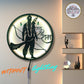 High-Quality Laser-Cut Lord Ram LED Wall Art with Multicolor Lighting