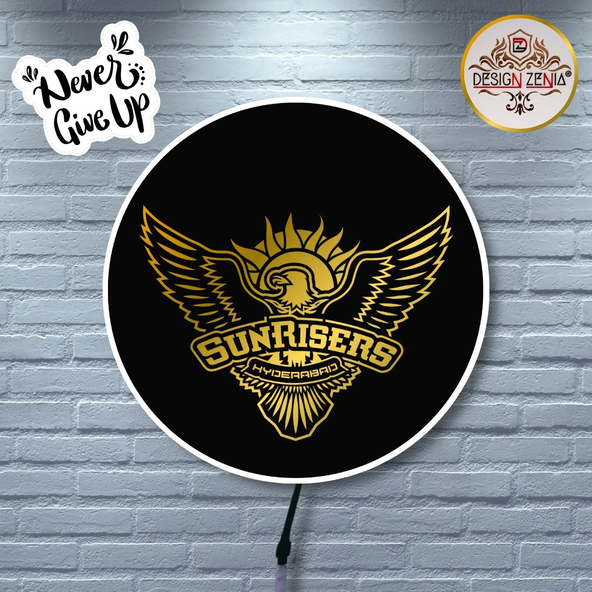 Premium Sunrisers Hyderabad LED Decor Light for Cricket Fans