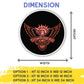 Sunrisers Hyderabad IPl Logo Wall Art Hanging Lighting All Dimensions by Design Zenia