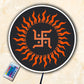 Sacred Swastik LED Wall Art – Divine Spiritual Decor