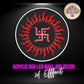Auspicious Swastik Symbol LED Art – Home & Office Decor