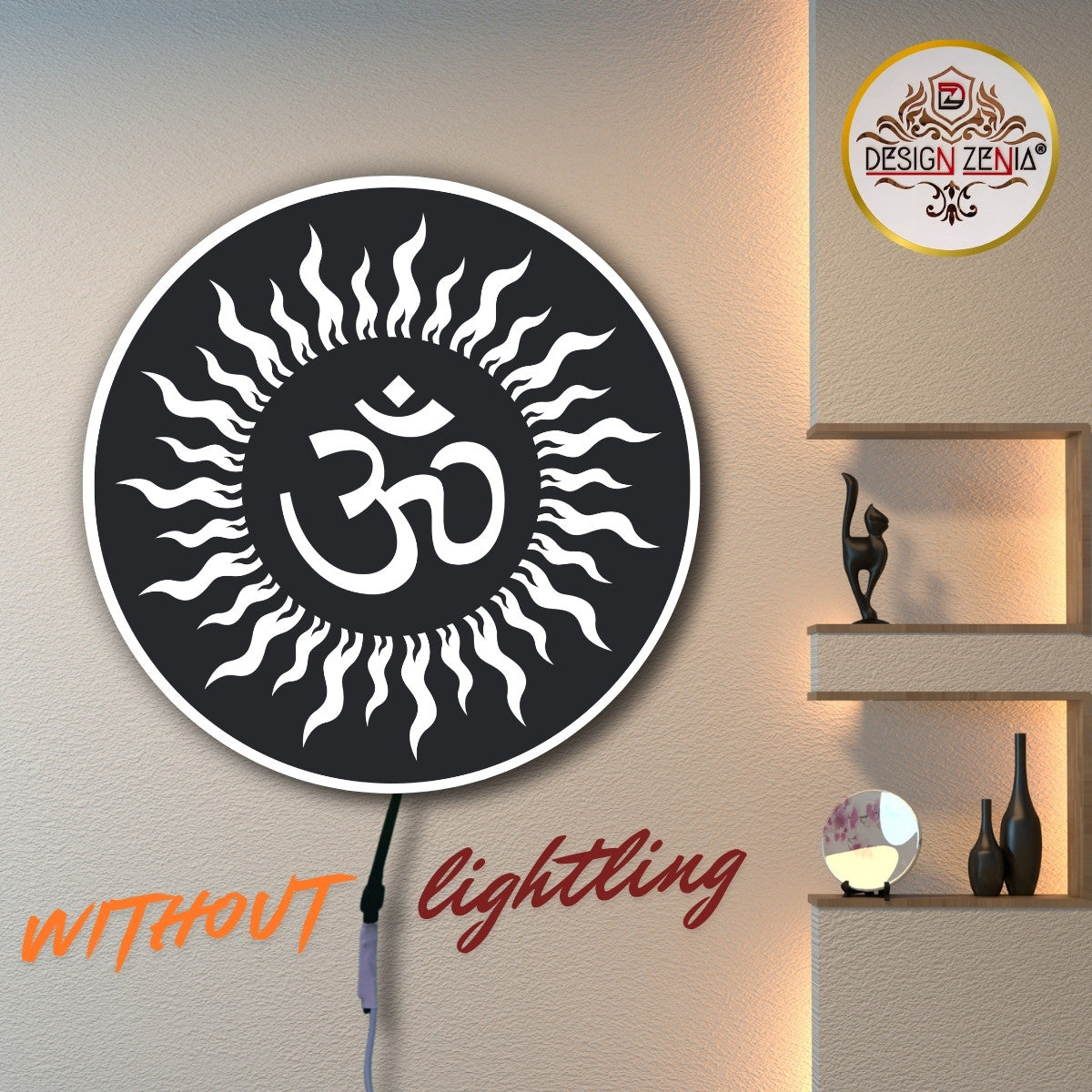 Buy Exclusive OM LED Wall Art – Spiritual Décor
