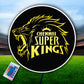 CSK RGB LED Wall Art – Chennai Super Kings IPL Fan Decor