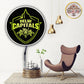 DC IPL LOGO LED Wall Art with Wireless Remote & Color Control
