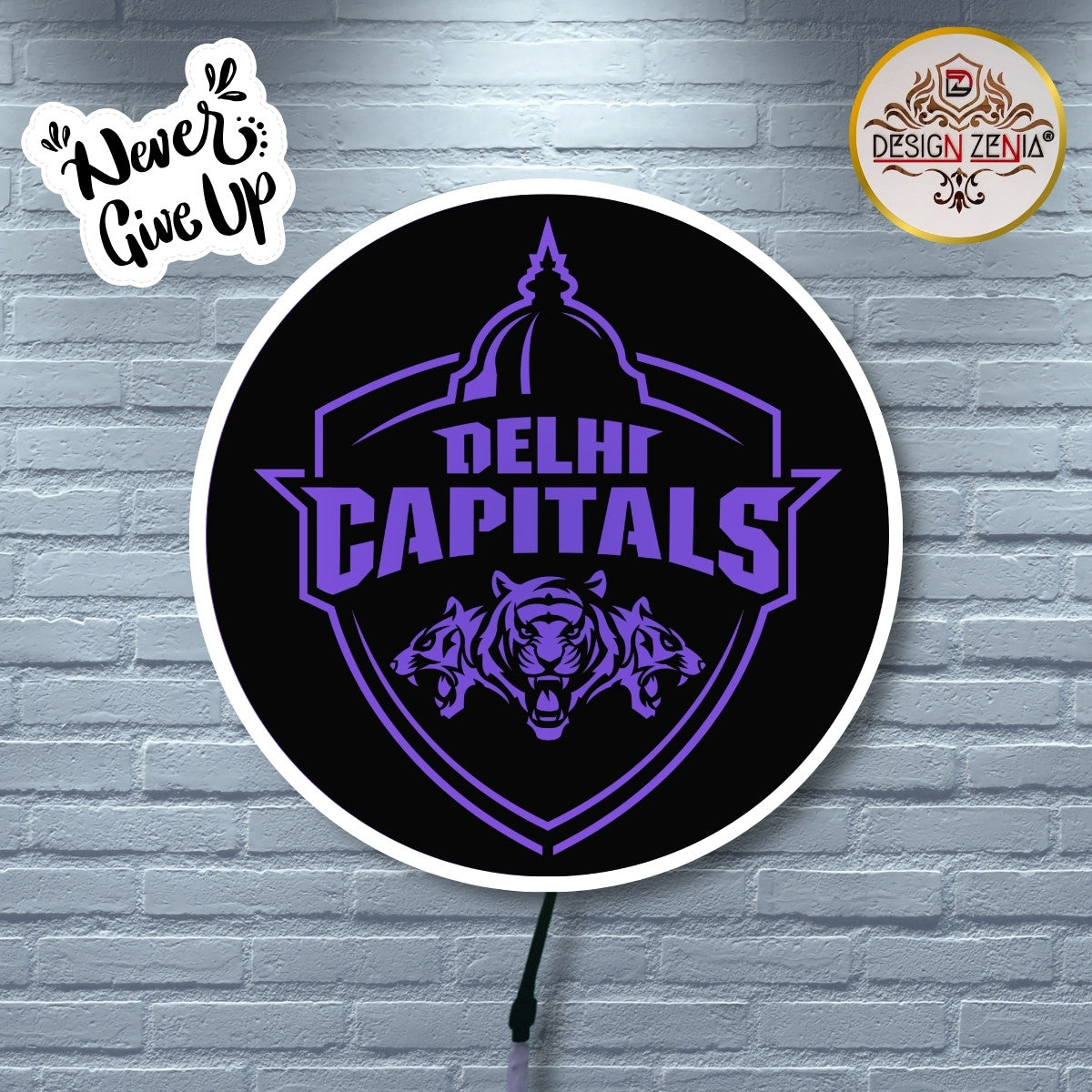 Premium Delhi Capitals LED Decor Light for Cricket Fans