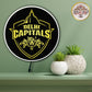 Design Zenia Delhi Capitals LED Art for Home & Office