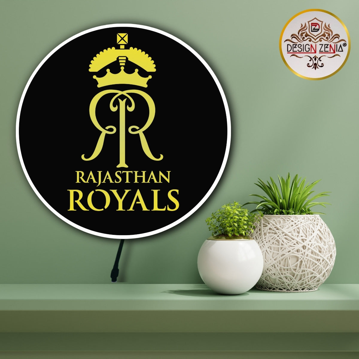 Design Zenia Rajasthan Royals LED Art for Home & Office