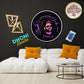"MS Dhoni Thala Lion Roar LED Wall Art ⚡ Perfect for Home, Office & Studios"