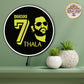 "Wireless RGB LED MS Dhoni Wall Decor | Exclusive Premium Cricket Art"