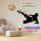"Play for India Football Wall Art with Personalized Jersey Number – Inspirational Sports Decor by DesignZenia"