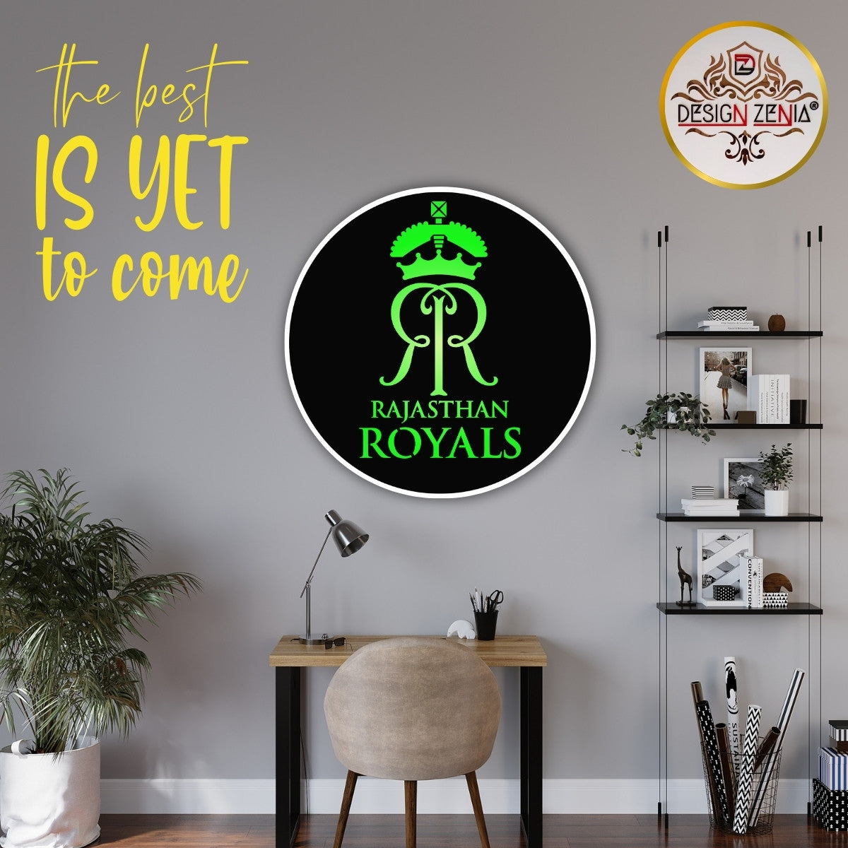 IPL Logo LED Wall Lighting for Cricket Lovers