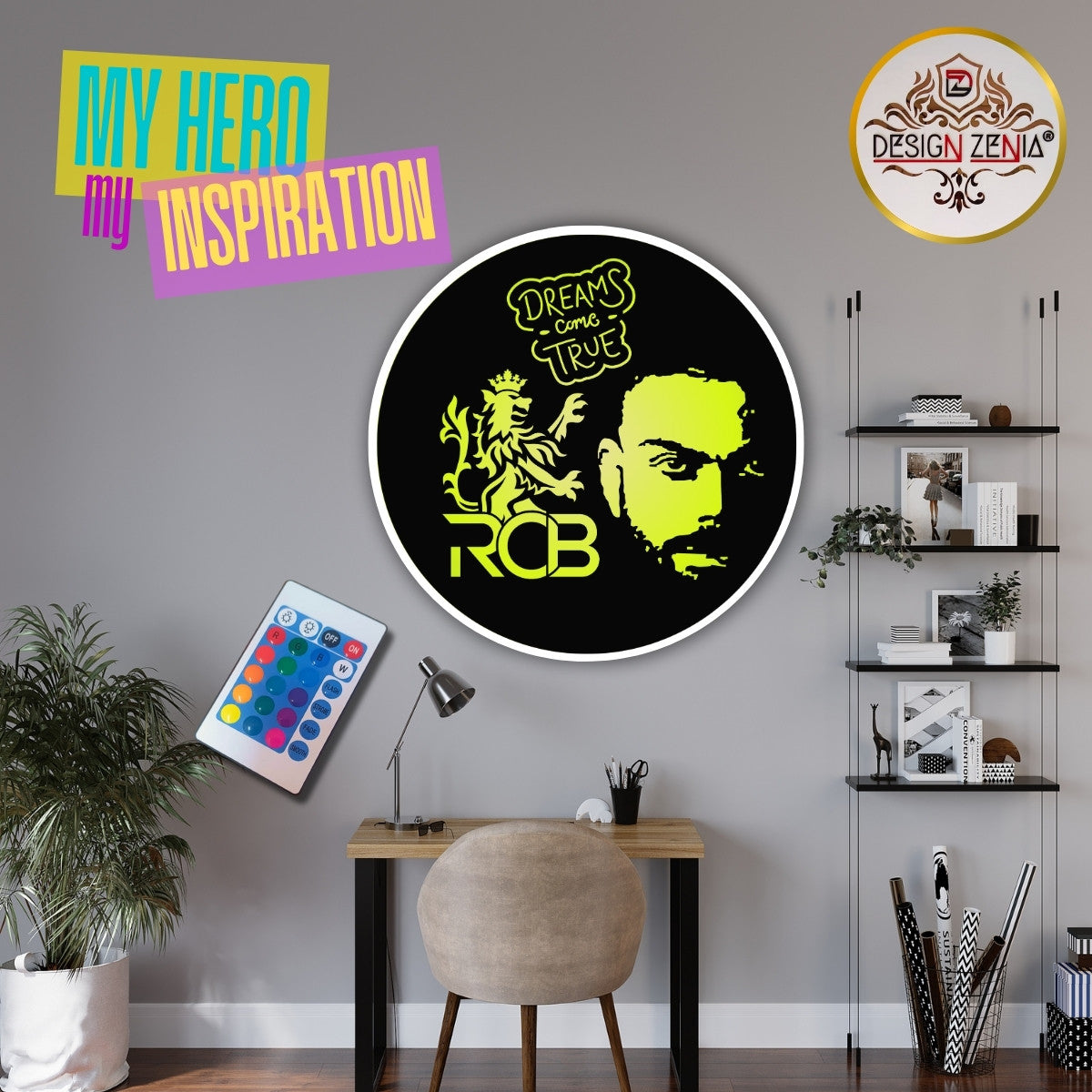 IPL RCB Special LED Wall Art for Fans
