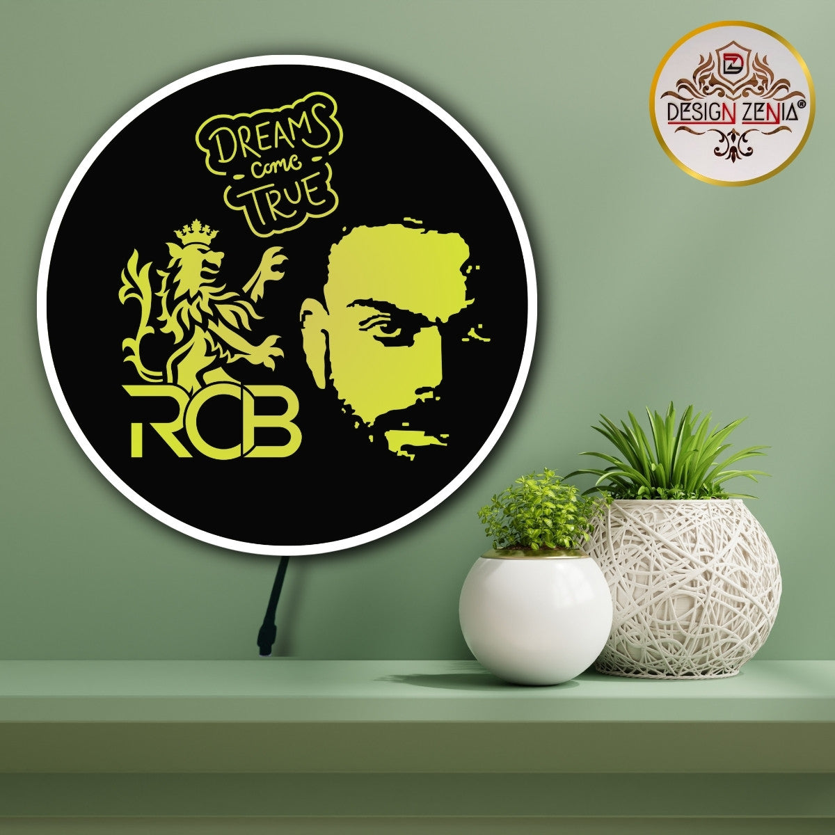 King Kohli LED Neon Sign for RCB Fans