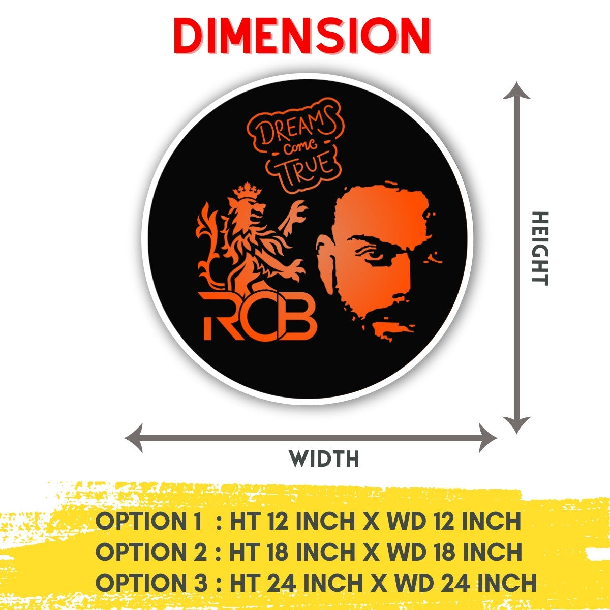 Best Gift for Kohli Fans - LED Wall Light