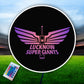 Lucknow Super Giants LED Wall Art Decor | IPL Team Logo Light with RGB Multicolored & Wireless Remote – Design Zenia
