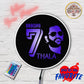"MS Dhoni Thala 7 LED Art ⚡ Crafted by DesignZenia for Cricket Legends"