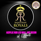 Rajasthan Royals LED Wall Art Decor with RGB Lighting