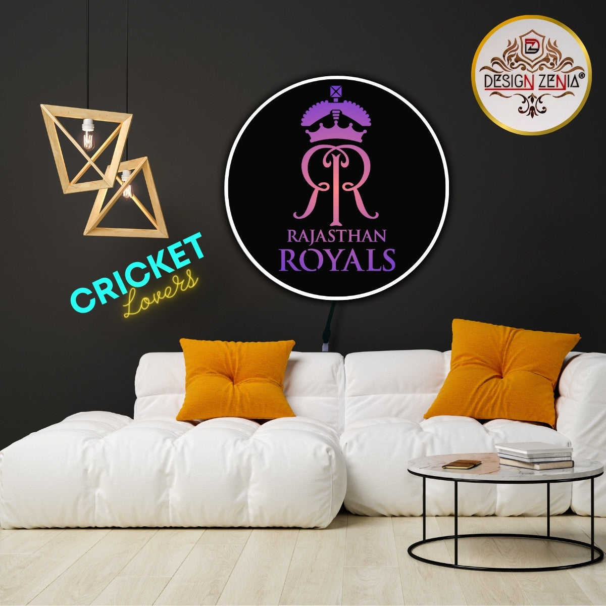 Unique Cricket LED Wall Art Decor – Cricket IPl Fans 