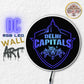 Sports Theme LED Wall Art Decor – IPL Delhi Capitals