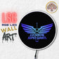 Sports Theme LED Wall Art Decor IPL LOGO - Lucknow Super Giants