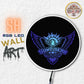 Sports Theme LED Wall Art Decor IPL LOGO - Sunrisers Hyderabad