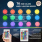 A Wireless Remote with 16 Vibrant Colour options